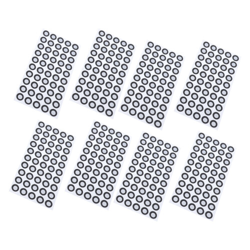 500 Pcs 3D Scanning Marker 6mm ID 10mm OD Reference Point Diffuse Reflection Markers 3D Scan Tracking Dots 1