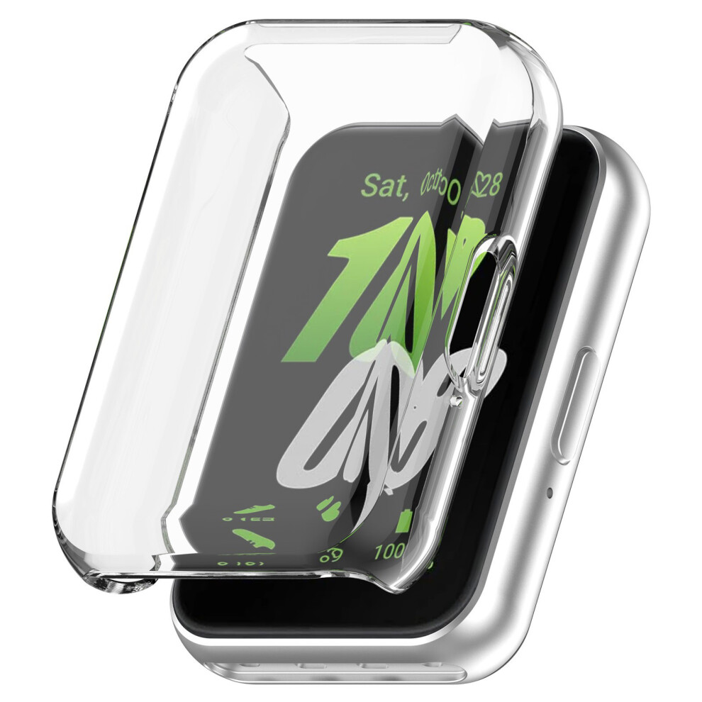 (Transparent) For Huawei Band 11 Tpu Watch Case Electroplated Full Coverage Watch Protective Cover 6914290827299