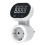 European Plug Socket 45?? Rotating Large LCD Screen Power Metering Socket Digital Display Energy Meter Intelligent Power Testing Device 2
