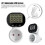 European Plug Socket 45?? Rotating Large LCD Screen Power Metering Socket Digital Display Energy Meter Intelligent Power Testing Device 4