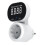 European Plug Socket 45?? Rotating Large LCD Screen Power Metering Socket Digital Display Energy Meter Intelligent Power Testing Device 6