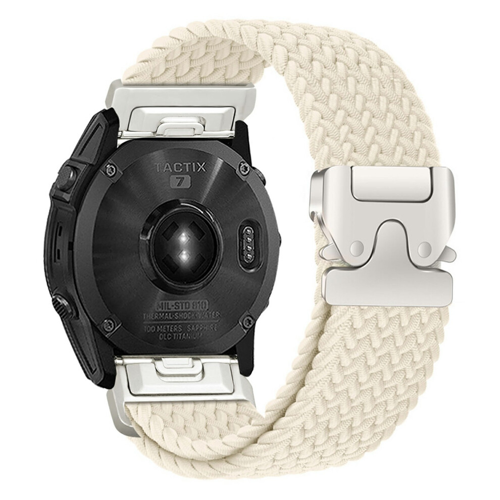 (Starlight) 20Mm Nylon Strap For Garmin Fenix 7S / 7S Pro / 6S / 6S Pro Parachute Buckle Quick Release Watch Band 6914297603353