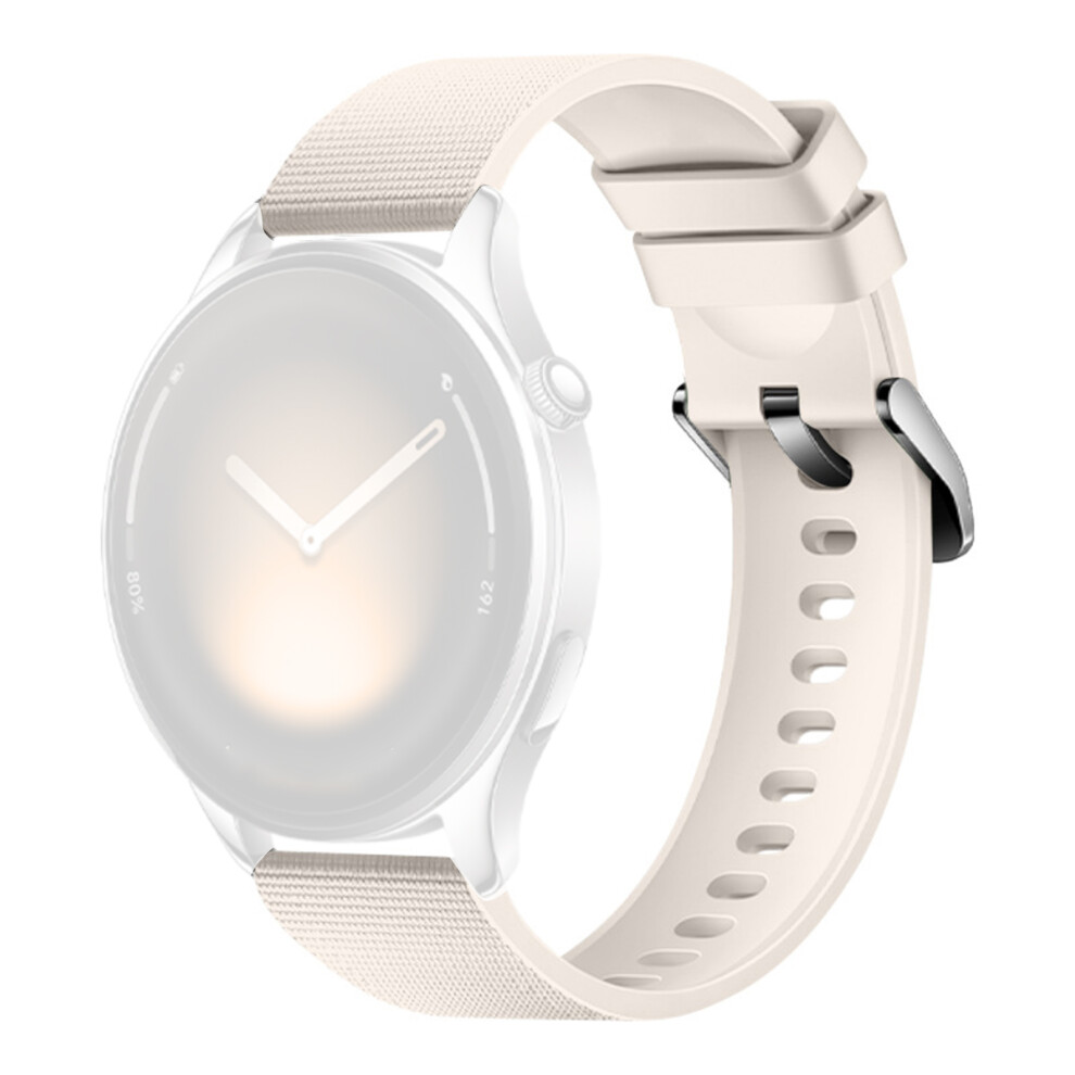 (Starlight) 22Mm Textured Silicone Strap For Huawei Watch Gt 5 Pro / 5 / 4 46Mm / Watch 4 / Samsung Galaxy Watch3 45Mm / Huami Amazf 6914294209466