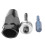 Pneumatic Pull Setter Air Rivets Nut Gun Rivet Nut Head (M5 Hex straight shank) 2
