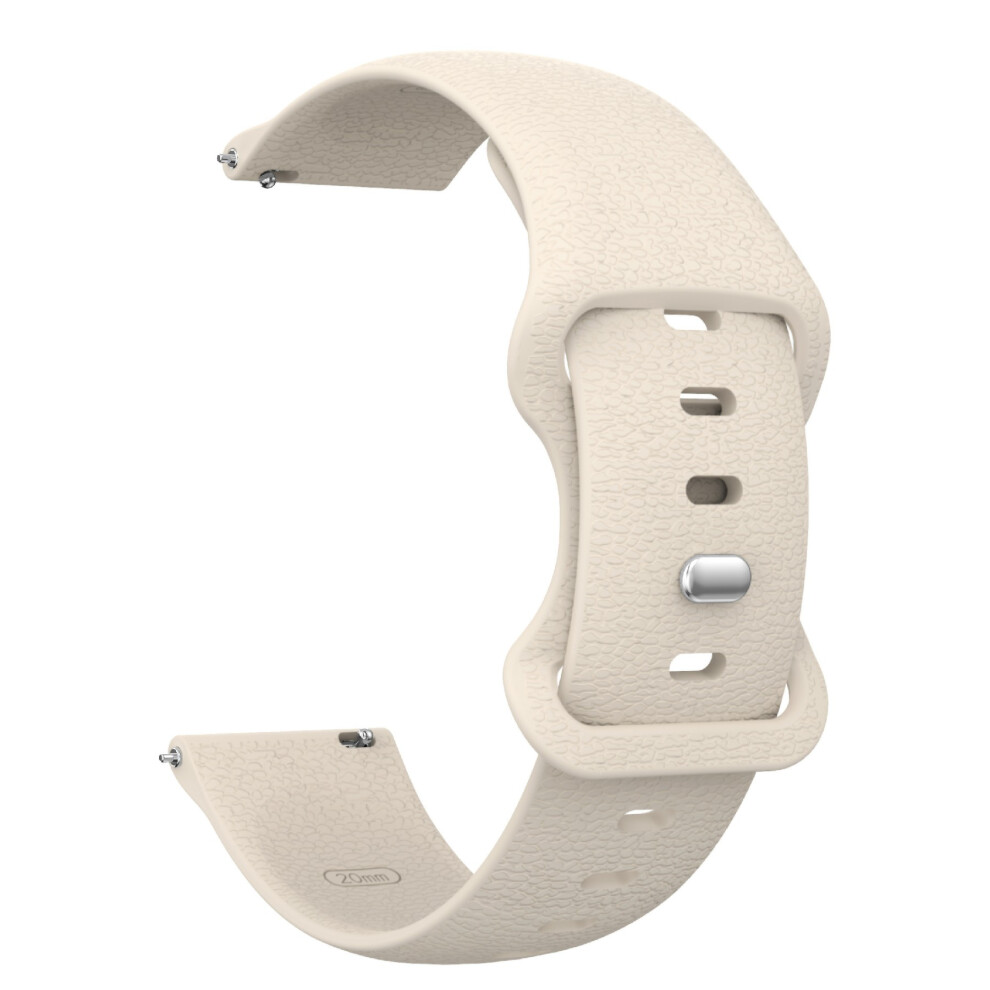 (Starlight) 22Mm Silicone Watch Band For Huawei Watch Gt 6 46Mm / Gt 5 46Mm / Gt 5 Pro 46Mm Litchi Texture Strap With Butterfly Buck 6914296805970