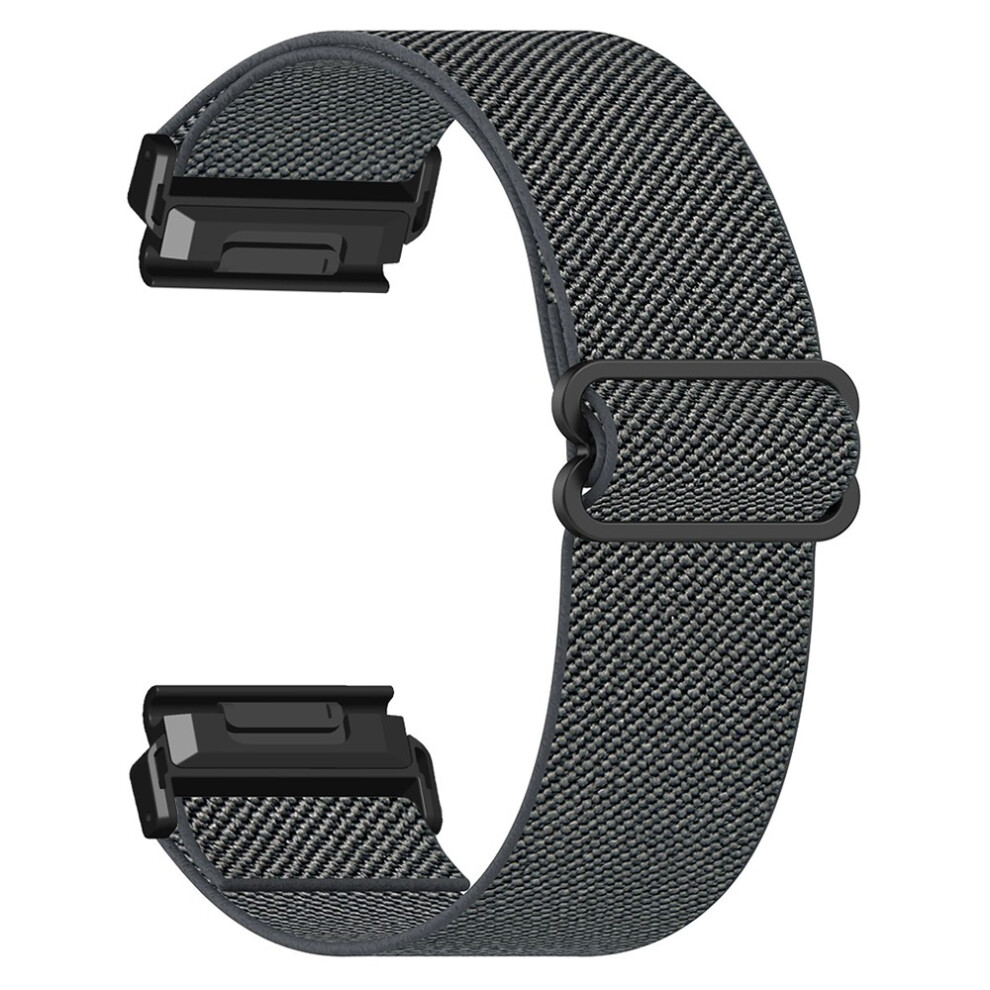 (Grey) For Huami Amazfit T-Rex Ultra 2 26Mm Elastic Nylon Strap Butterfly Buckle Quick Release Watch Band Grey 6914299468097