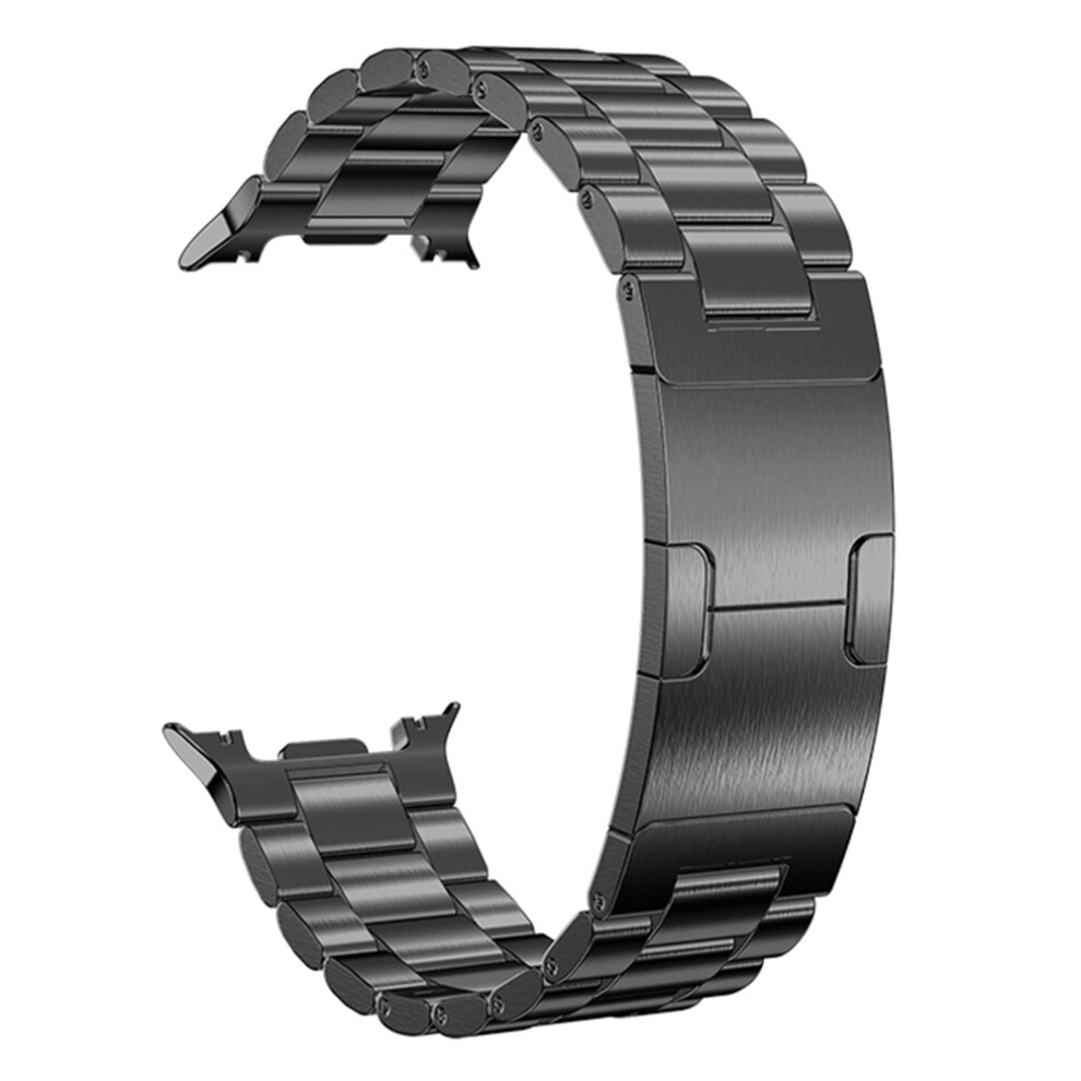 (Dark ) Electroplated Stainless Steel Strap For Samsung Galaxy Watch8 44Mm / 40Mm / Watch8 Classic 46Mm Grey 6914294426054