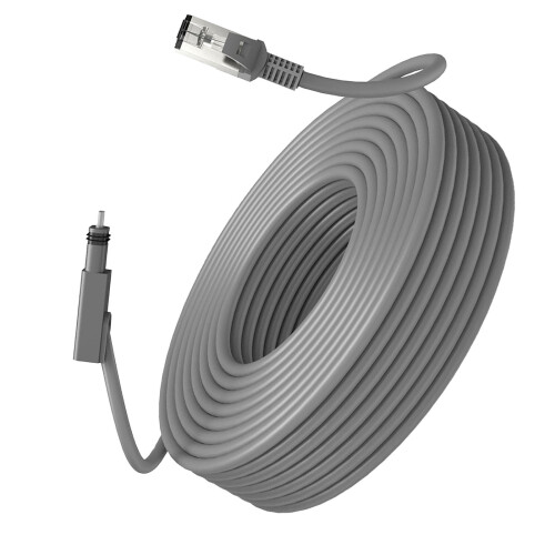 Rectangular Satellite Replacement Cable Standard Actuated Waterproof Extension Cord for Gen 2 V2 Internet 100FT/30M 1