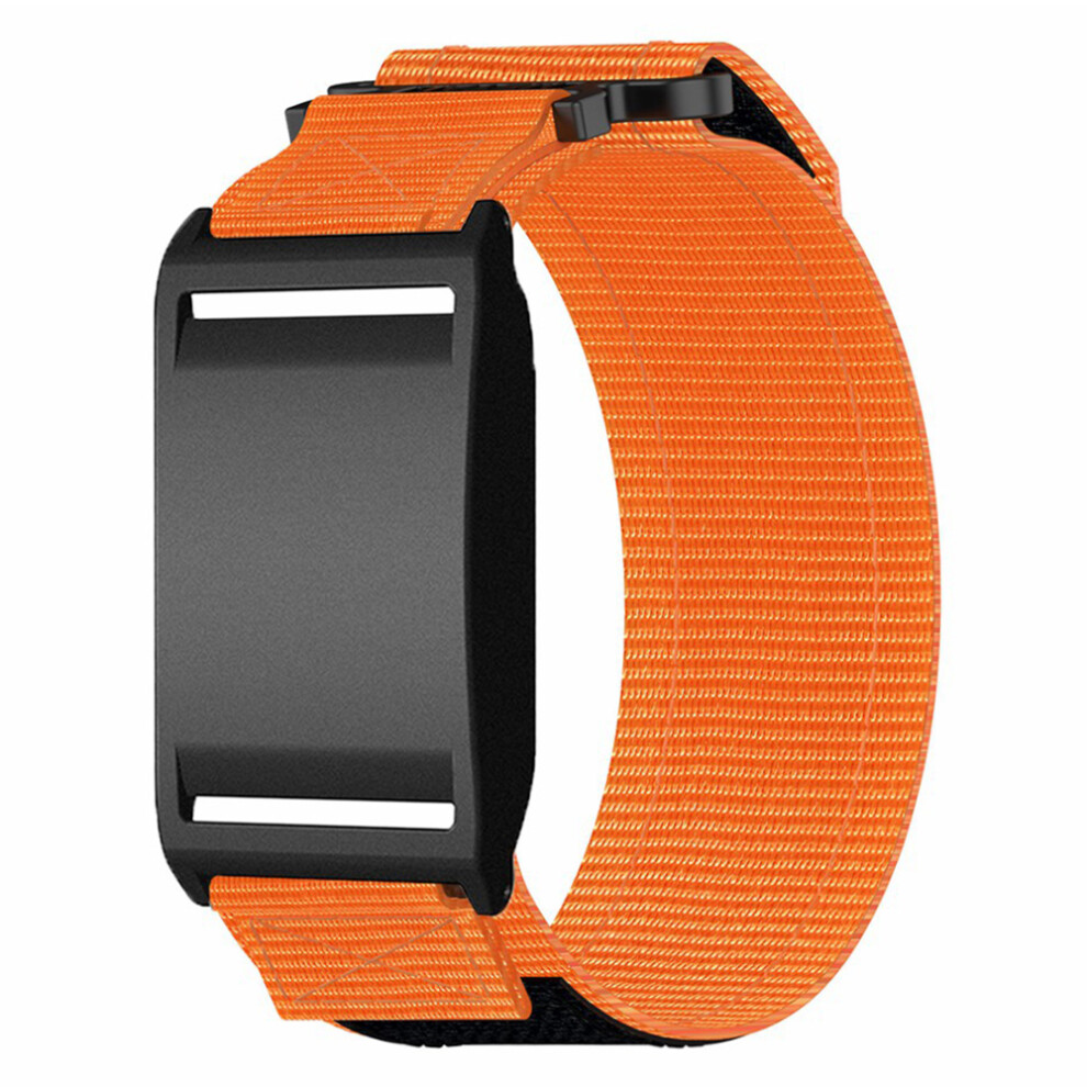 (Orange) For Polar Loop Watch Band Nylon Magic Tape Strap With Protective Case Orange 6914293556905