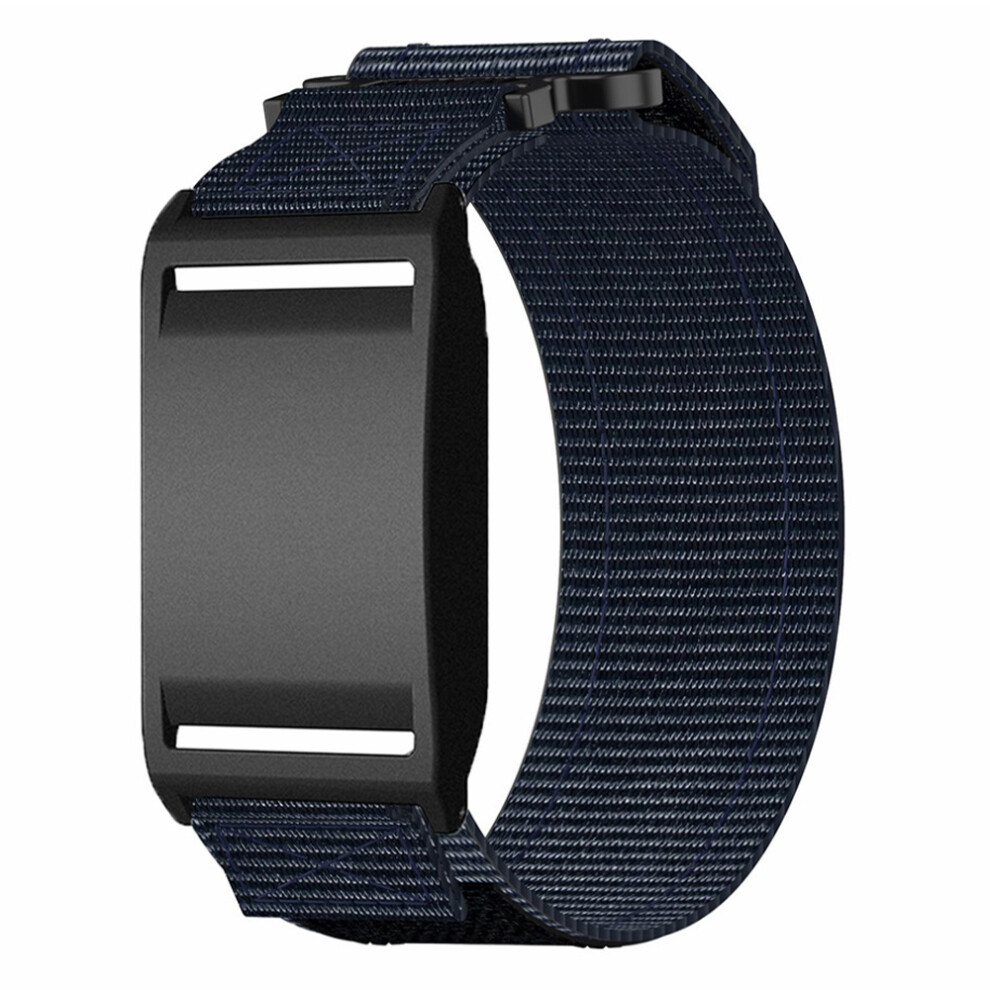 (Midnight ) For Polar Loop Watch Band Nylon Magic Tape Strap With Protective Case Blue 6914292924668