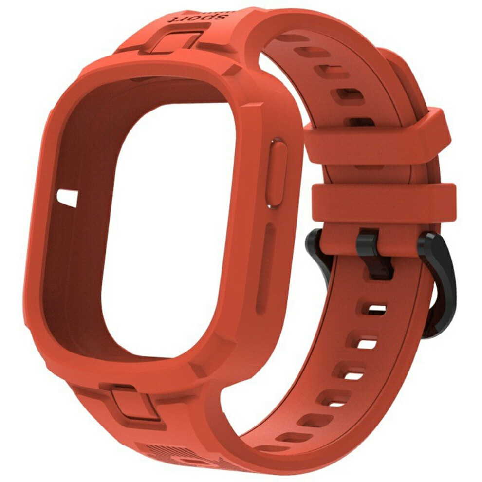 (Orange) For Honor Watch 4 Tpu Band Sport Style Watch Strap With Protective Case Orange 6914299212454