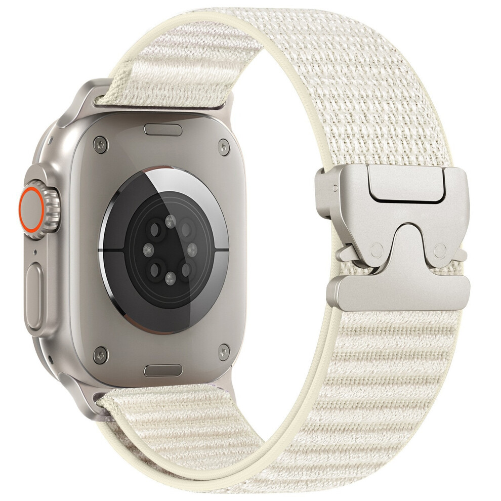(Starlight) Nylon Watch Band For Apple Watch Series 11 10 42Mm / 9 8 7 41Mm / Se3 Se2 Se 6 5 4 40Mm / 3 2 6914297926803