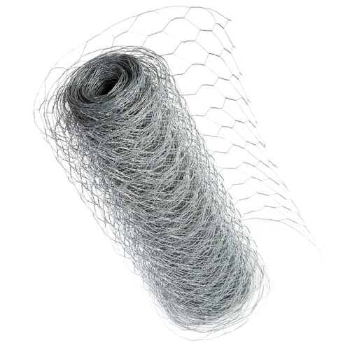 Galvanised Chicken Wire Mesh 25mm x 60cm x 25m 22g