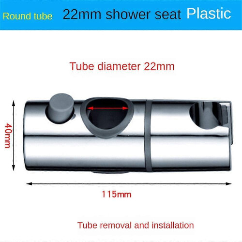 (22mm)Shower Bracket Fixture Inline 360 Degree Rotation Adjustment Free Adjustment 1