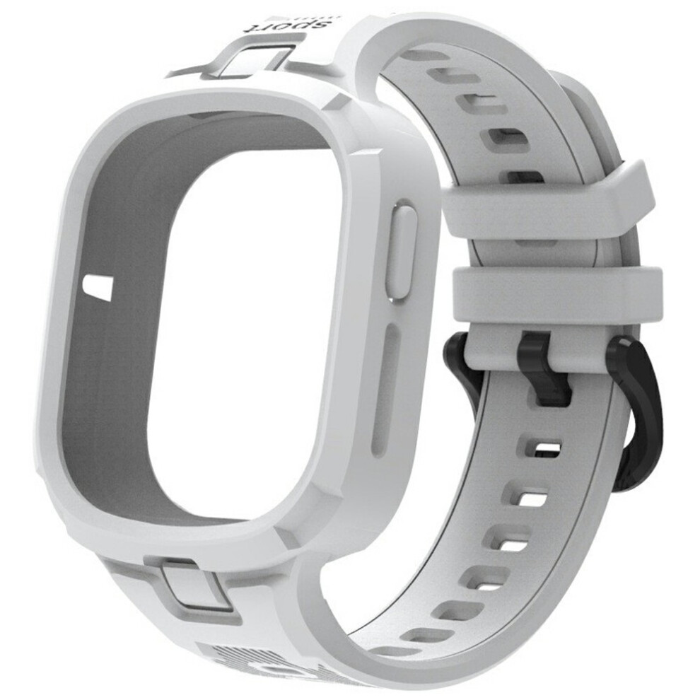 (White) For Honor Watch 4 Tpu Band Sport Style Watch Strap With Protective Case White 6914290982707