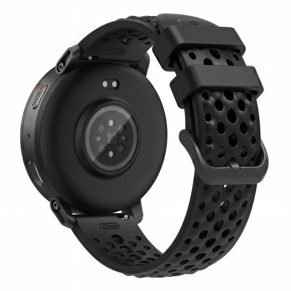 (Black) Silicone Strap For Huami Amazfit Active Max / Huawei Watch Gt 6 46Mm / Gt 5 46Mm 22Mm Holes Design B Black 6914298532652