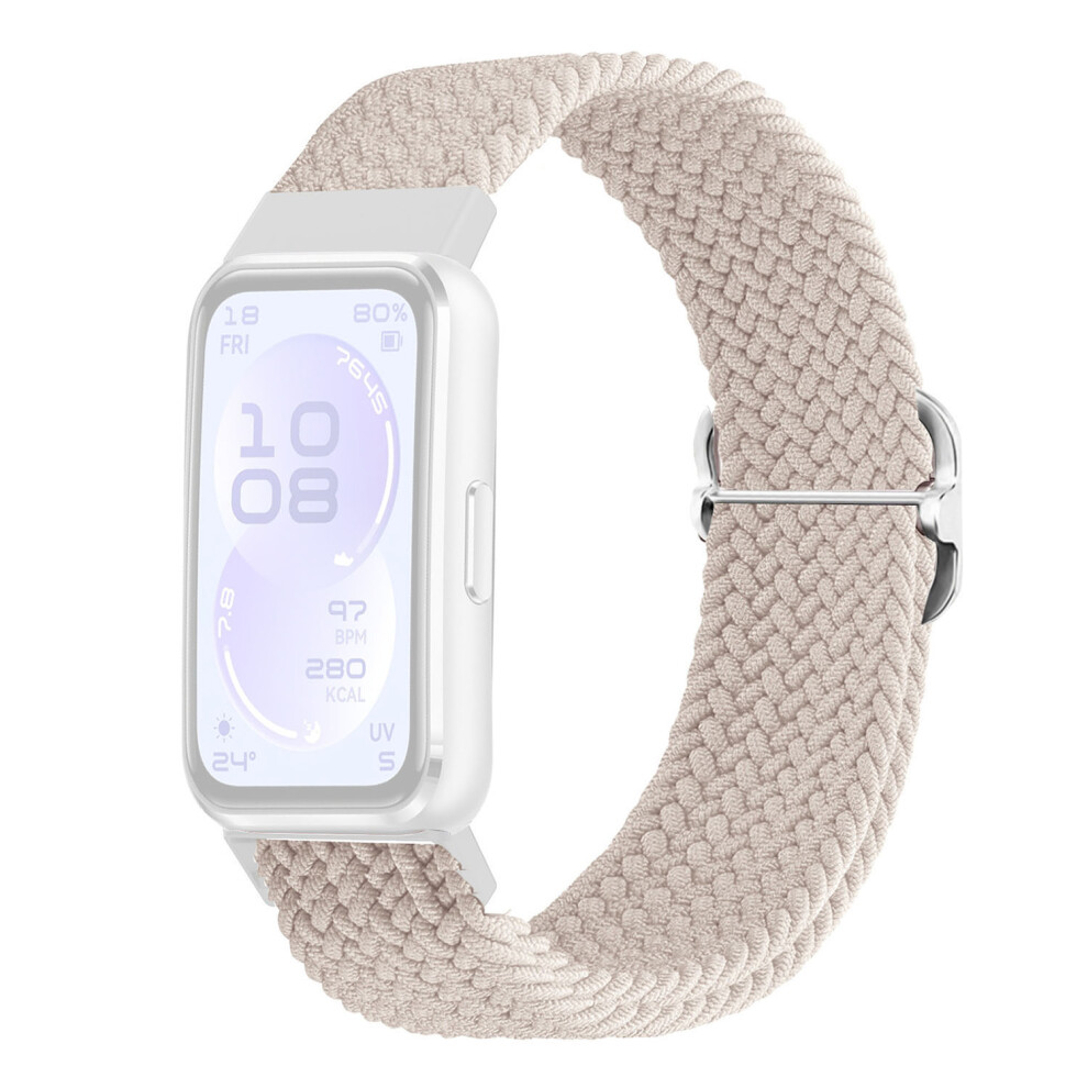 (Starlight) Nylon Strap For Huawei Band 11 Pro Nfc / 11 Nfc / 11 Pro / 11 Woven Sport Band With Adjustable Buckle 6914291791582