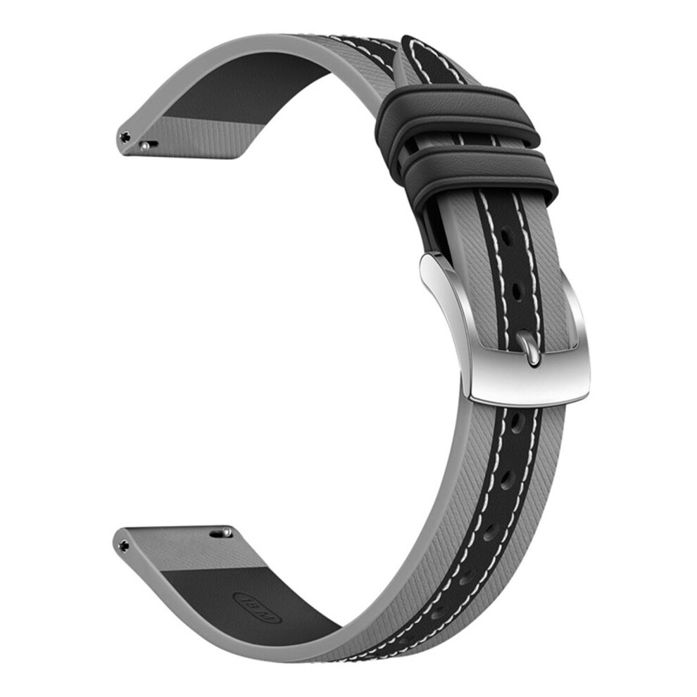 (Black) Watch Strap For Xiaomi Smart Band 10 / 9 / 8 Genuine Cow Leather Replacement Watchband Black 6914293503312