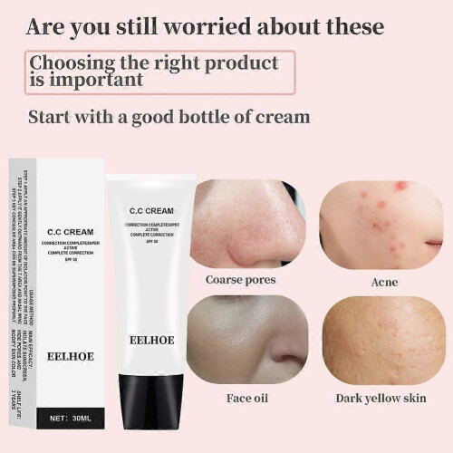 CC Cream Soft Moisturizing Base Before Makeup Brightening Skin Tone Foundation 1