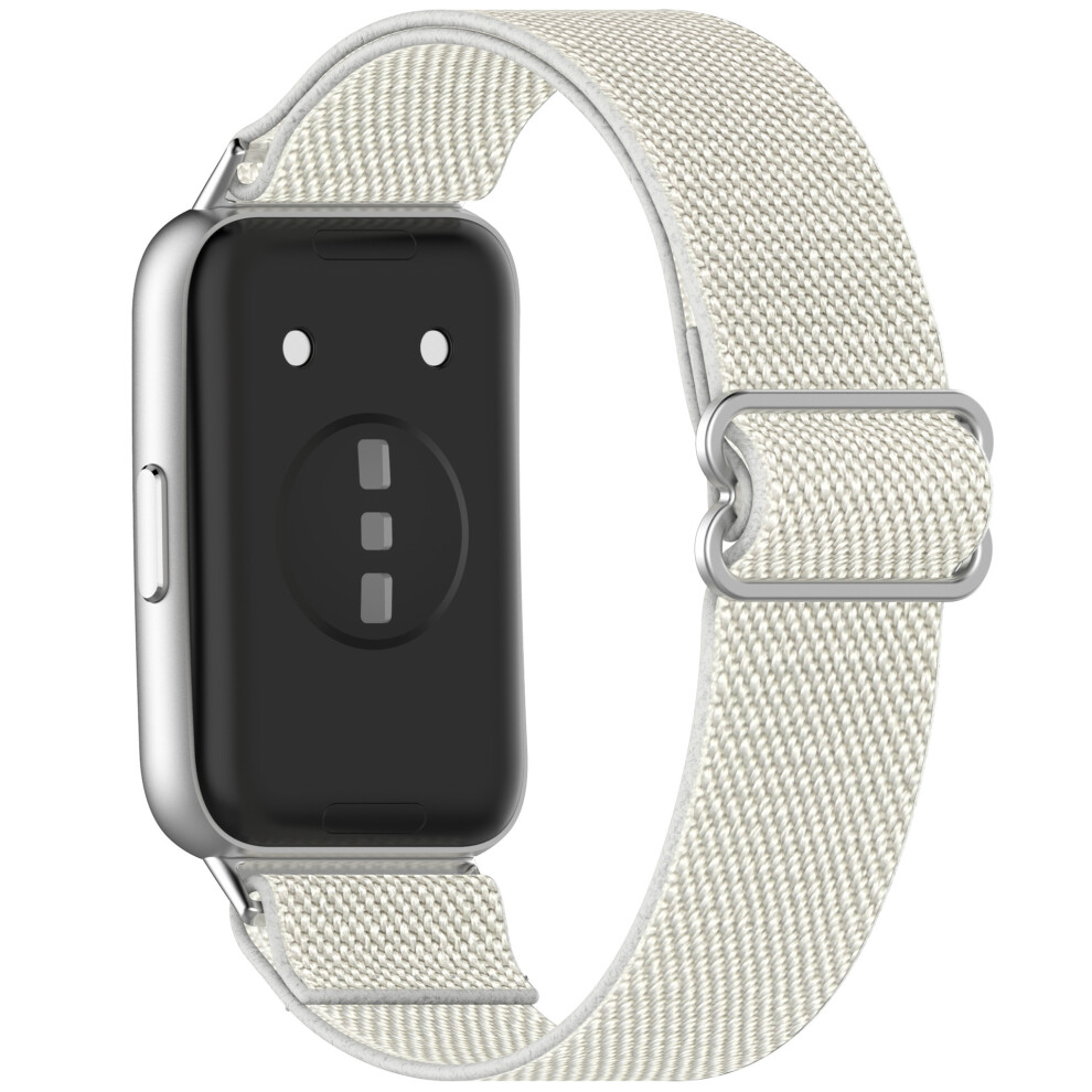 (Starlight) Elastic Wrist Strap For Huawei Band 11 Pro Nfc / 11 Nfc / 11 Pro / 11 Nylon Braided Watch Band With Slide Clasp 6914295611855