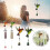 (Black M) Wind Chimes Hanging Ornaments 3