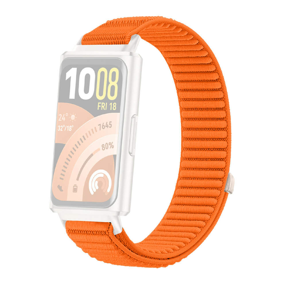 (Orange) Woven Nylon Strap For Huawei Band 11 Pro / 11 Magic Tape Watch Band Replacement Wristband Orange 6914294176331