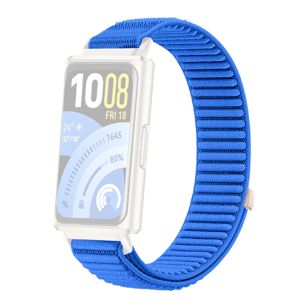 (Blue) Woven Nylon Strap For Huawei Band 11 Pro / 11 Magic Tape Watch Band Replacement Wristband Blue 6914290132508