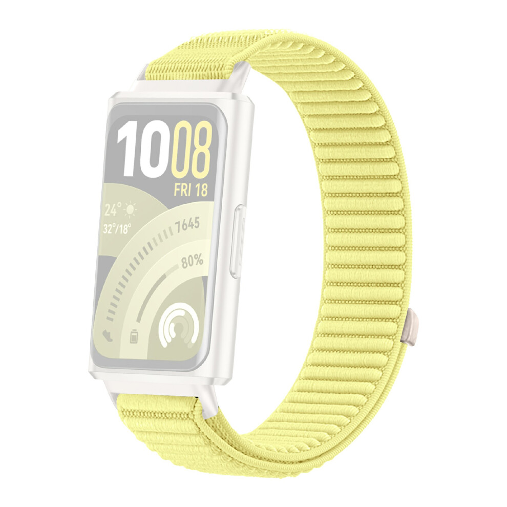 (Yellow) Woven Nylon Strap For Huawei Band 11 Pro / 11 Magic Tape Watch Band Replacement Wristband Yellow 6914294324503