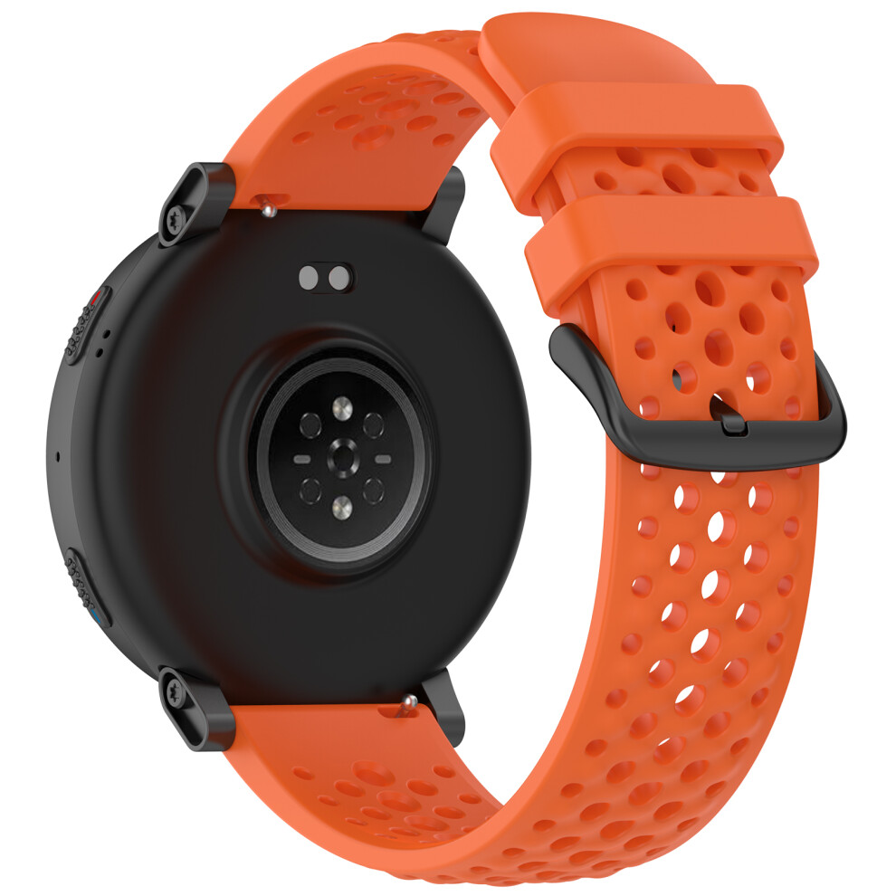 (Orange) For Huami Amazfit Active Max Silicone Watch Strap Holes Design Breathable Sport Band Orange 6914291963323