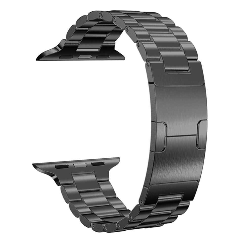 (Dark ) Electroplated Stainless Steel Strap For Apple Watch Series 11 10 42Mm / 9 8 7 41Mm / Se3 Se2 Se Grey 6914294655850