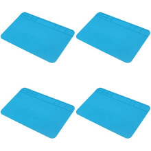 4X Insulation Silicone Soldering Repair Mat Heat Resistant Work Pad for Mobile Phone PCB BGA Soldering Iron Repair Pad