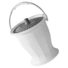 Portable Chamber Pot with Lid for Adults, OdorSealing and Easy Clean Travel Urine Bucket
