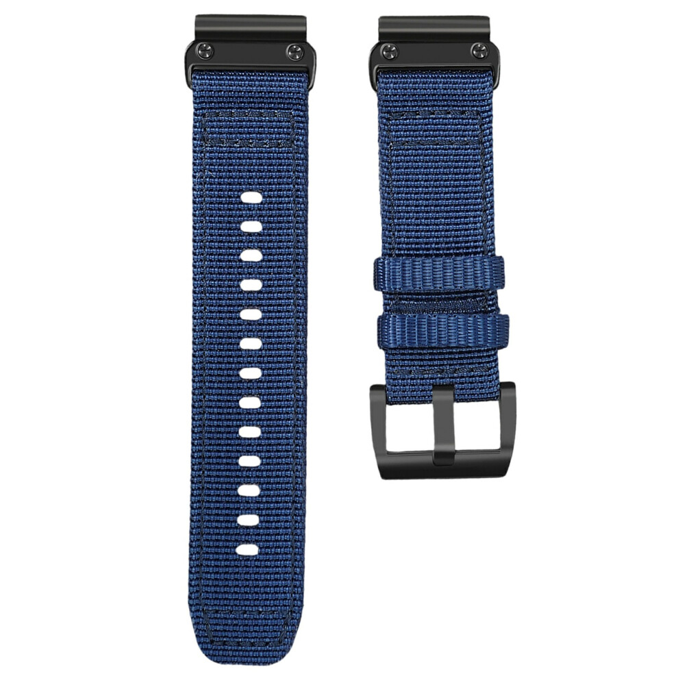 (Sapphire) For Huami Amazfit T-Rex Ultra 2 Canvas Watch Band Military Style Wrist Strap Blue 6914293305893