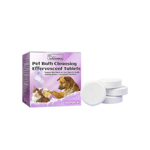Pet Cleaner Effervescent Tablet Friendly Pet Odour Dog Shampoo Clean