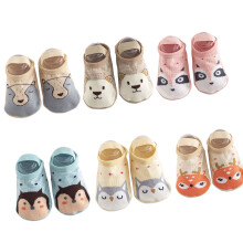 3 Pairs Toddler Socks Not Slip Dots Design-6 random pairs