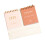 2026 Desk Calendar That Boasts Double Row System-Pink 1