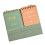 2026 Desk Calendar That Boasts Double Row System-Green 1