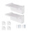 Wall Mounted Electric Toothbrush Stand Acrylic-2 pack 1