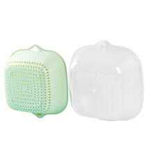 Double Layered Draining Basket - Plastic Veg Fruit