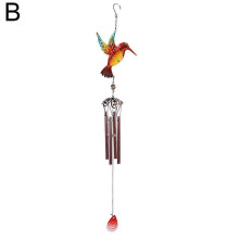 (White L) Wind Chimes Hanging Ornaments