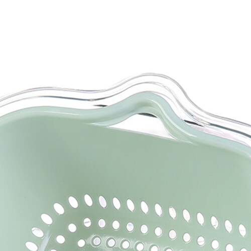 Double Layered Draining Basket - Plastic Veg Fruit 1