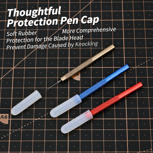 Anti Clogging Metal Paste Tool for Arts and Crafts-Blue 1