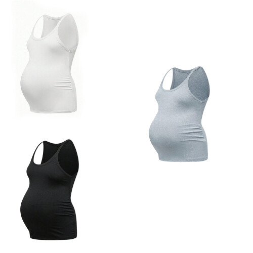 Breastfeeding Camisole For Maternity Comfortable Summer-Black S 2