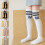 Breathable Over Knee Stretch Comfortable-white powder 42 4