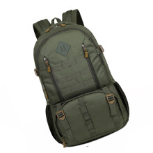 Lightweight Water Resistant Hiking Backpack with Breathable Airflow Back Panel, Camo Outdoor Pack for Camping and Cycling