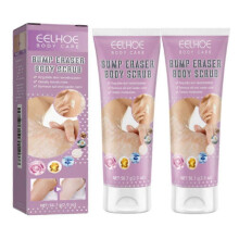 (2pcs)Fast Body Scrub Cream Moisturizing Skin Repair Keratosis Pilaris Removing Strawberry Legs Eraser Nourishing Body Skin Care