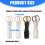Ergonomic Handle Wine Bag 750ML Capacity Diamonds Weave-Black 3