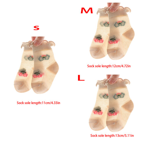 Thin Cotton Soft Breathable Socks for Comfort-Color random M 1