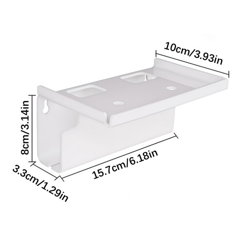 Practical Electric Toothbrush Holder Wall Mounted-1 pack 2