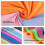 Magnetic Attachment Quick Drying Microfiber Beach Towel-Pink 4